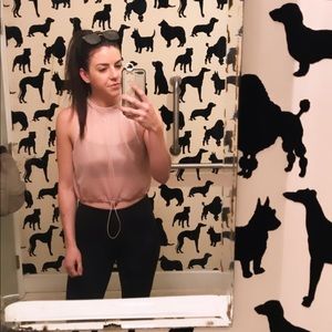 Forever 21 mesh workout top